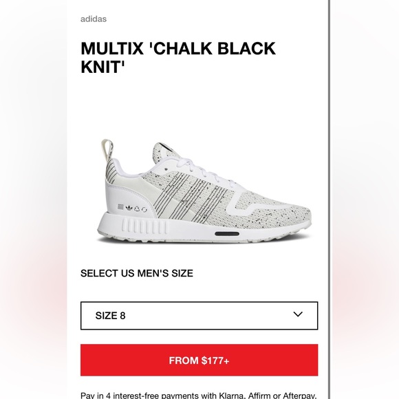 2021 DS ADIDAS “MULTIX” GY8062 white/blk/white size 9 - Picture 2 of 8